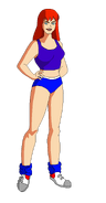 Mary Jane's workout outfit