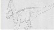 Hadrosaur “Parasaurolophus” Concept Art