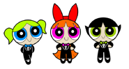 Powerpuff Girls in tuxedos.png (50 KB) The Powerpuff Girls in their tuxedo attire from the show.