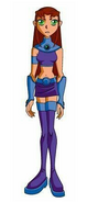 Starfire as she appears in Teen Titans