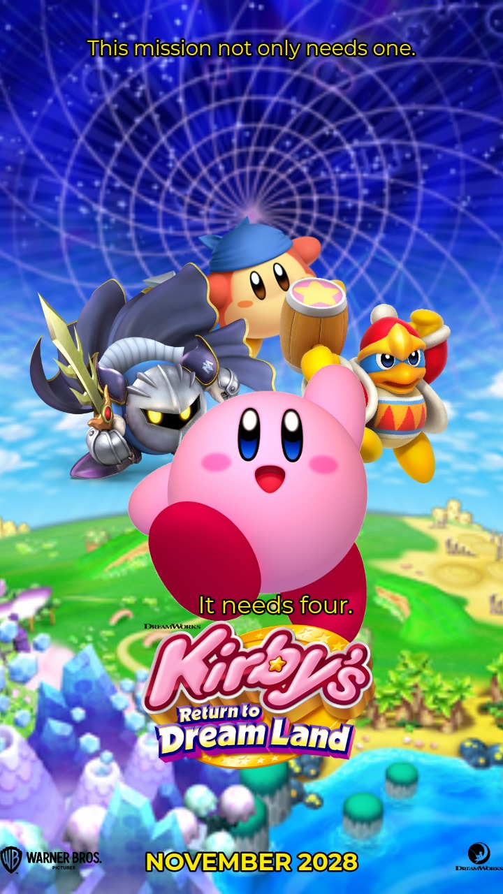 If The Kirby Movie Actually Became An Reality, What Would You Want It To  Actually Be Like? (AKA The DREAM Kirby Movie) : r/Kirby