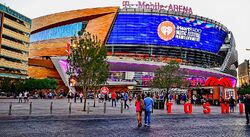 T-Mobile Arena opened in April 2016 and is the proposed venue for the 32nd episode, "#VivaLasVegas".