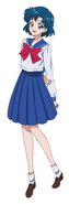 Ami in her school uniform (Crystal)