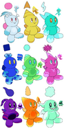 Hybrids of the Wisps and the Chao