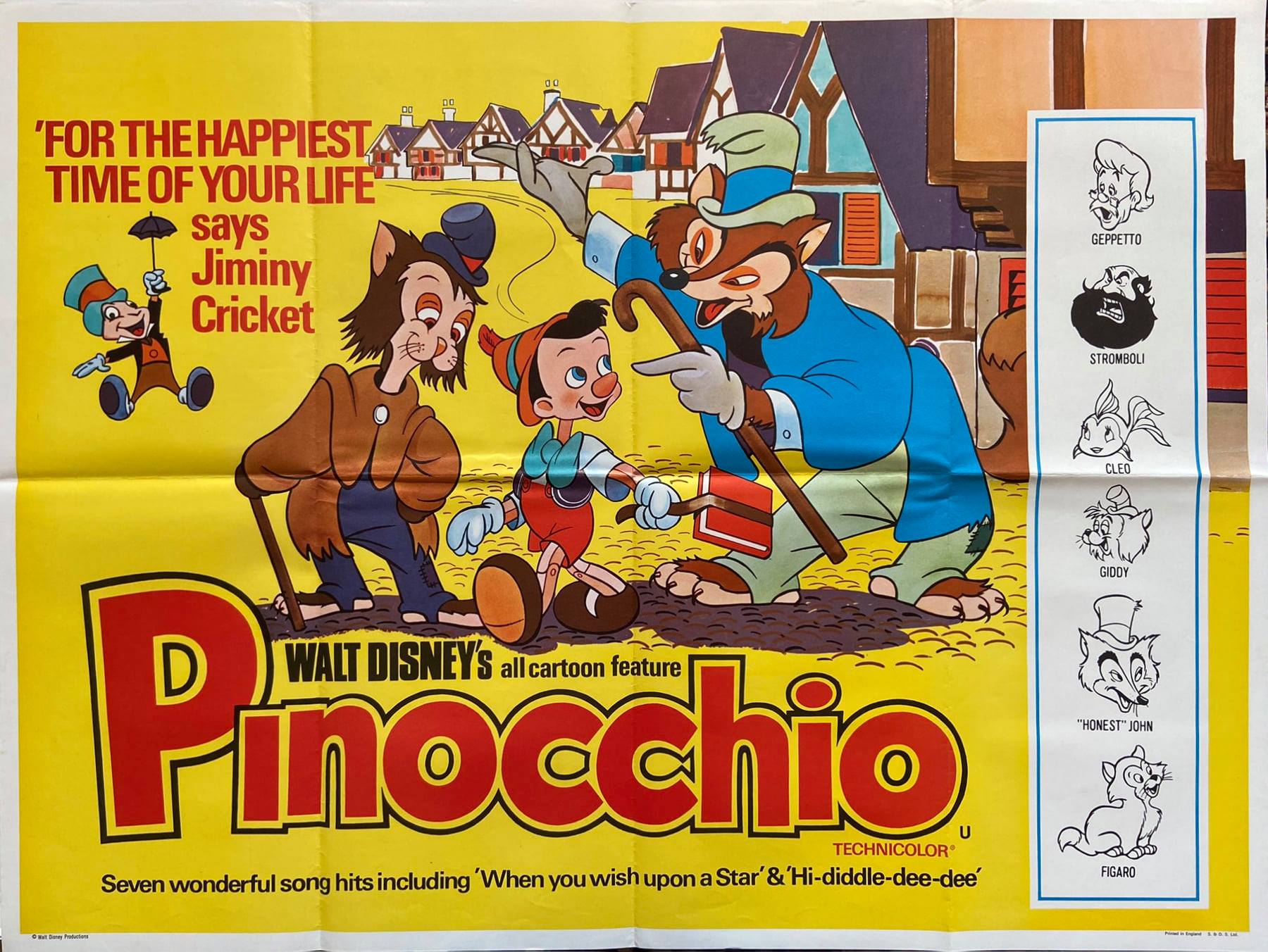 Pinocchio/United Kingdom | International Disney Film Release