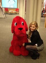 Olivia with Clifford