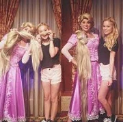 Olivia with Rapunzel