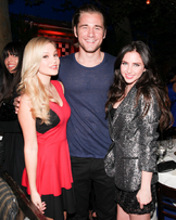 Liv, Luke and Ryan on the Nylon Magazine Party