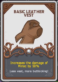 Minsc/Basic Leather Vest | Idle Champions of the Forgotten Realms Wiki ...