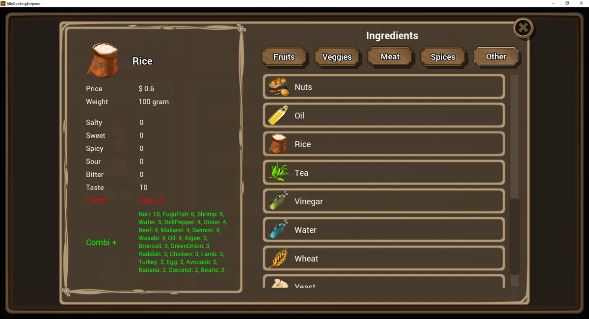 Rice | Idle Cooking Emperor Wiki | Fandom