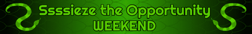 Sssseize the Opportunity Weekend Banner