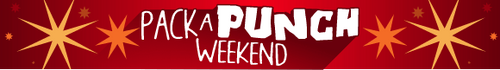 Pack a Punch Weekend Banner