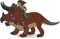 Monster Beast TriceratopsRider