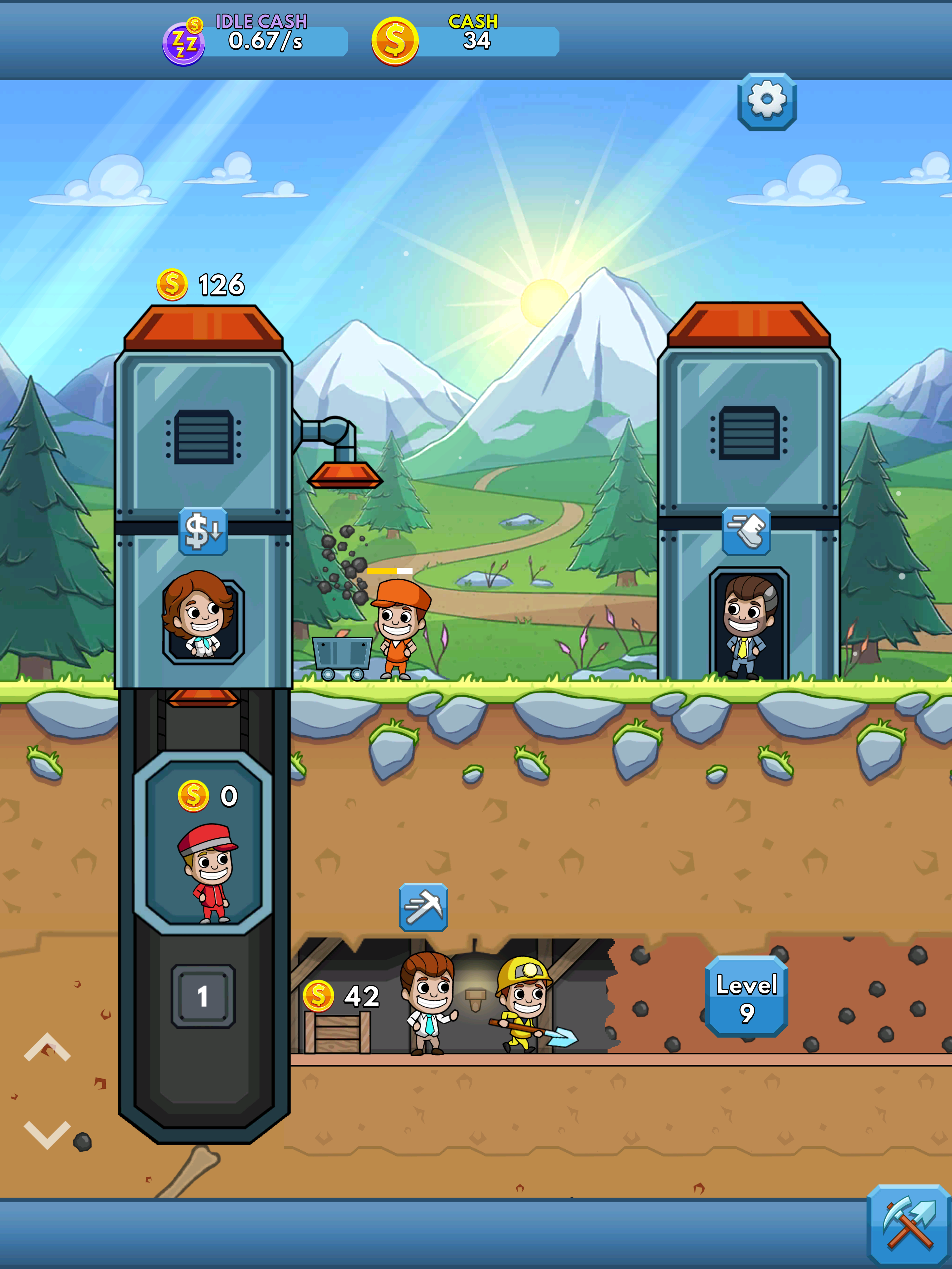 Check out Idle Mining Games Online