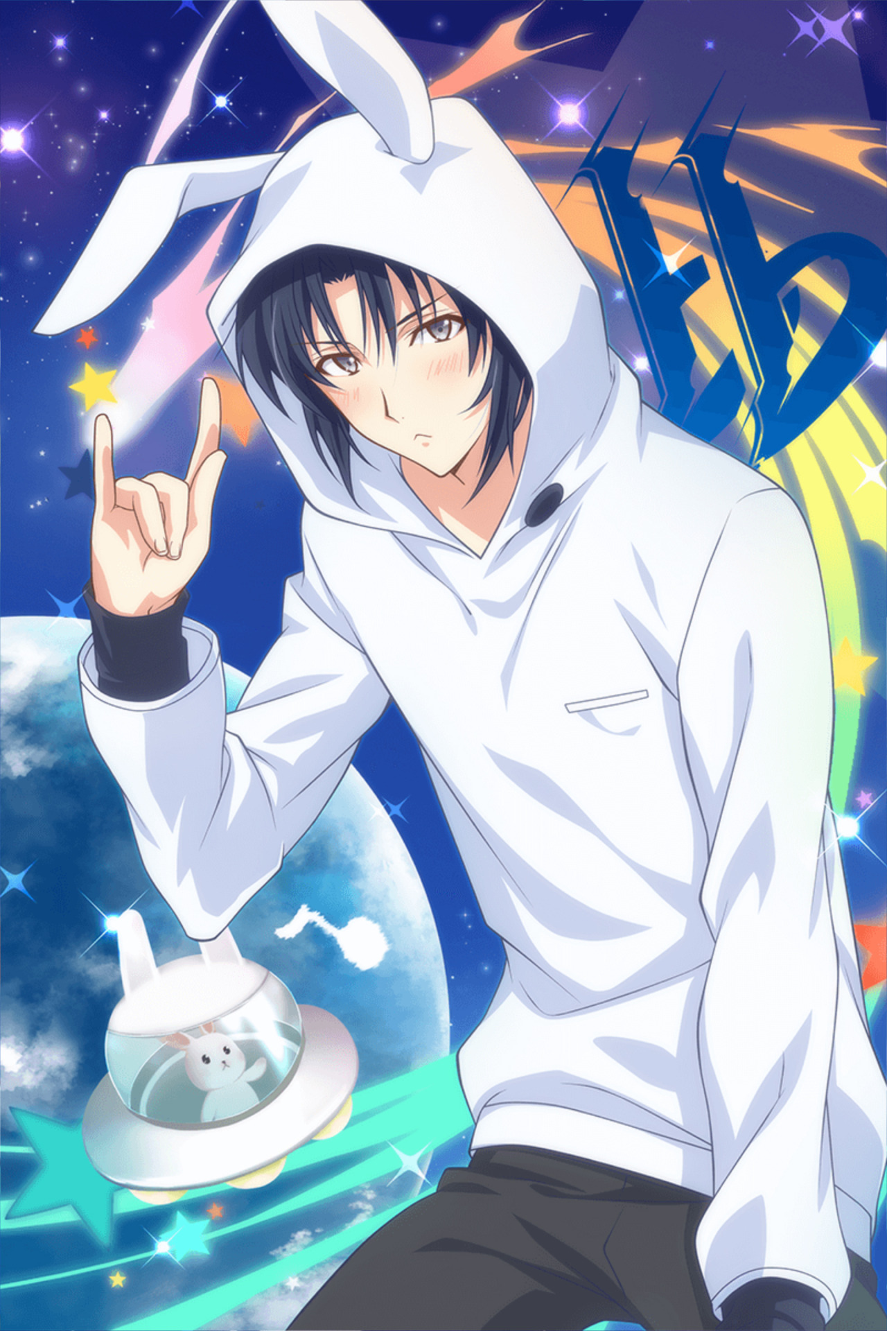 【完売】  Izumi Iori (Rabbit Wiki IDOLiSH7 English The | Parka) Ears ウェルカムボード