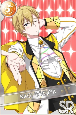 アイナナ 六弥ナギ 缶バッジ Sakura Message Nagi Rokuya (Sakura