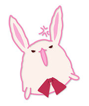 Rabbit Chat Sticker - Kinako3.png