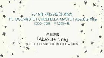 Absolute Nine The Idolm Ster Wiki Fandom