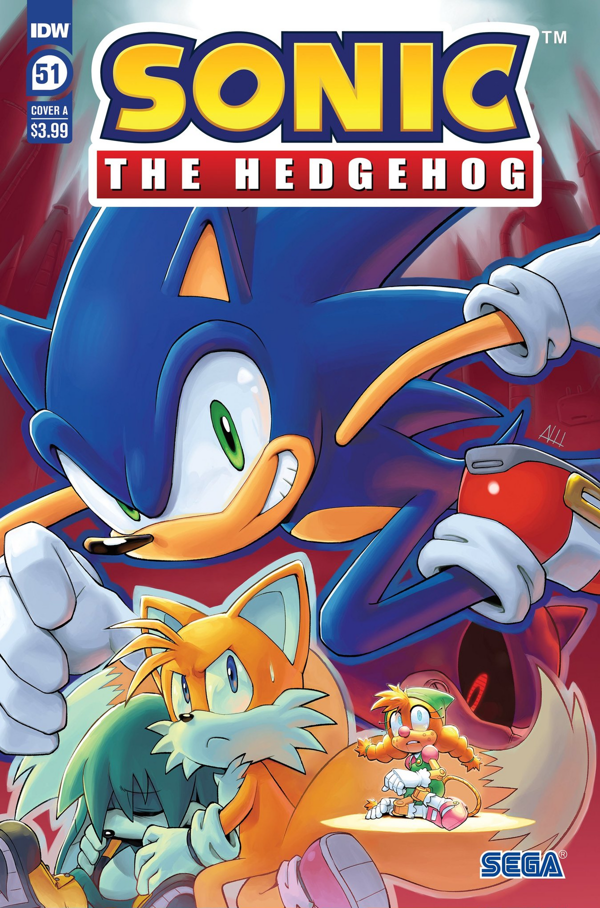 Editora IDW revela capa de nova série em quadrinhos de Sonic!