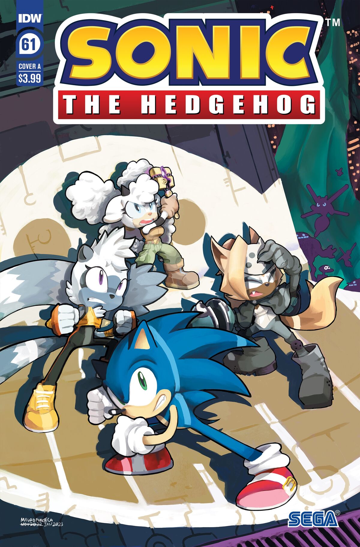 Editora IDW revela capa de nova série em quadrinhos de Sonic!