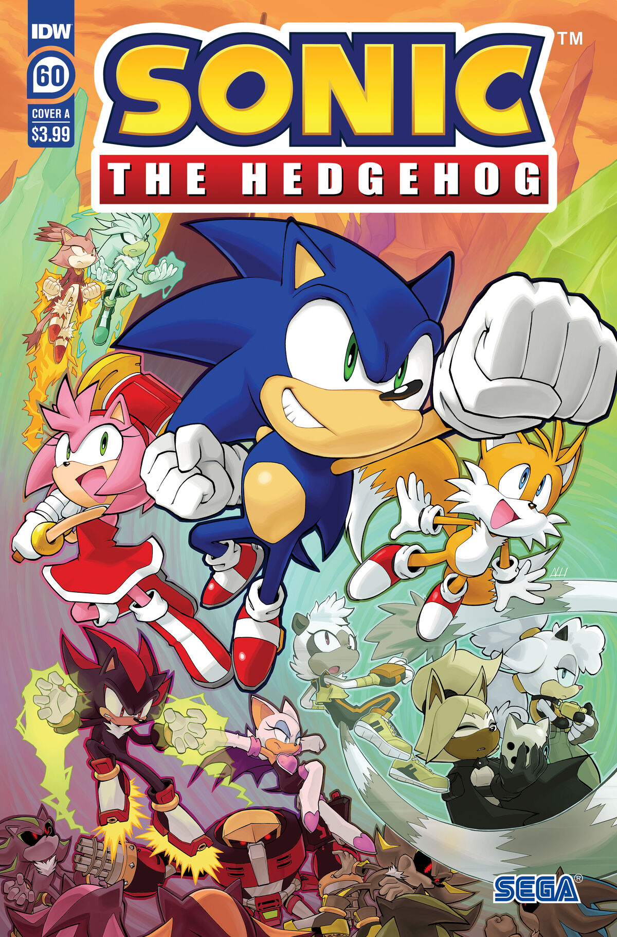 Editora IDW revela capa de nova série em quadrinhos de Sonic!