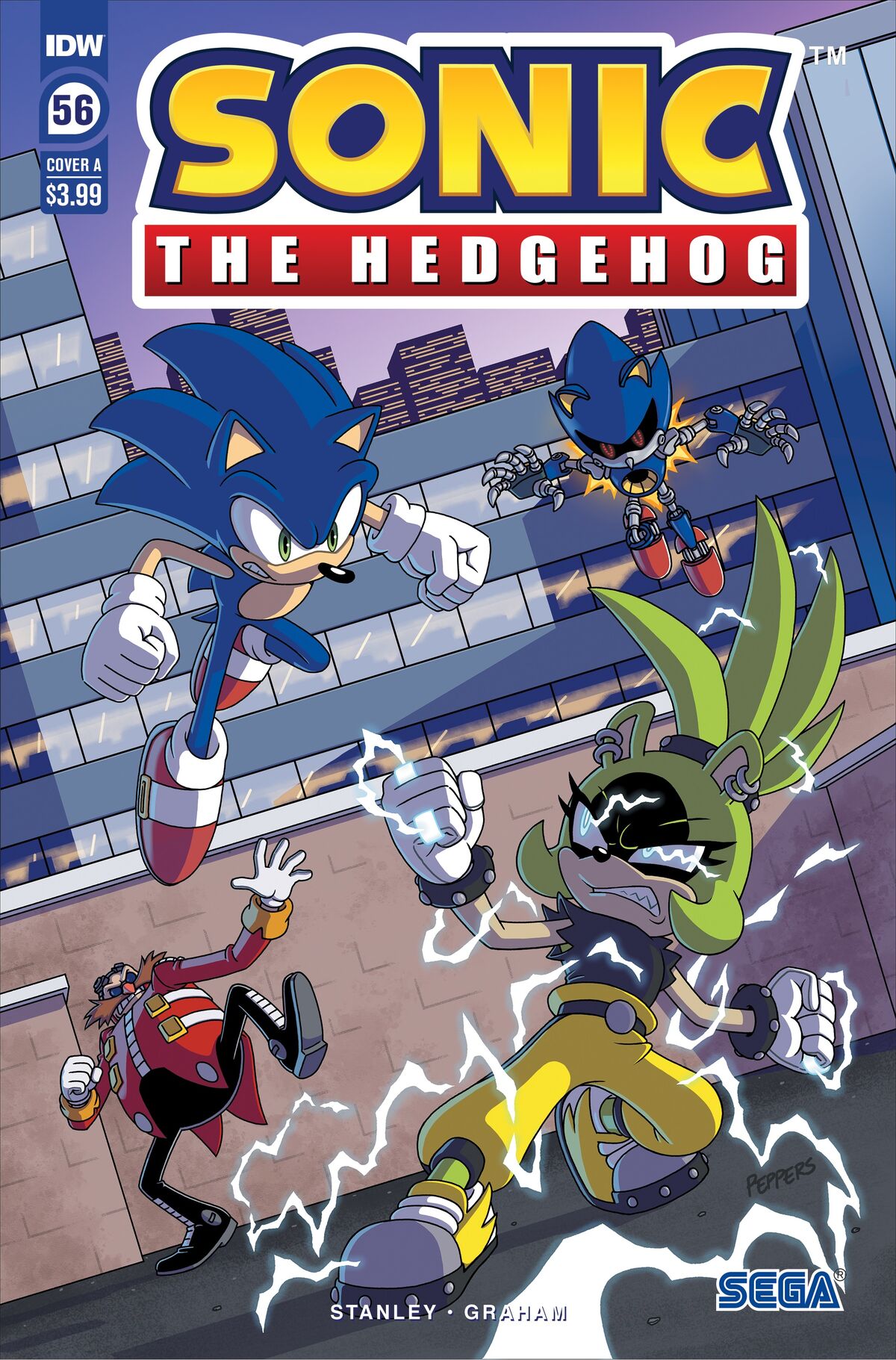 Editora IDW revela capa de nova série em quadrinhos de Sonic!