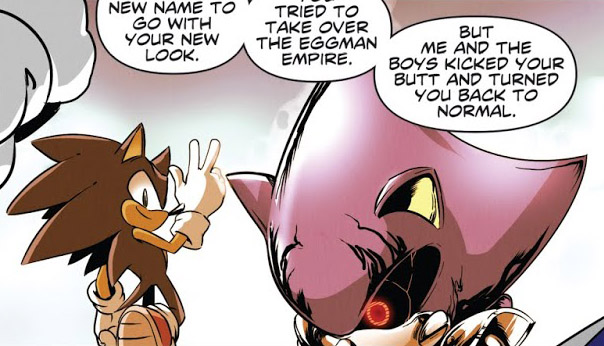 Sonic Comic Dub - Sonic & Knuckles VS Neo Metal Sonic! (IDW Sonic