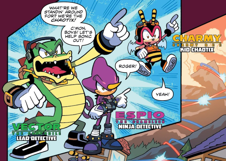 The Chaotix Detective Agency received - Sonic The Hedgehog