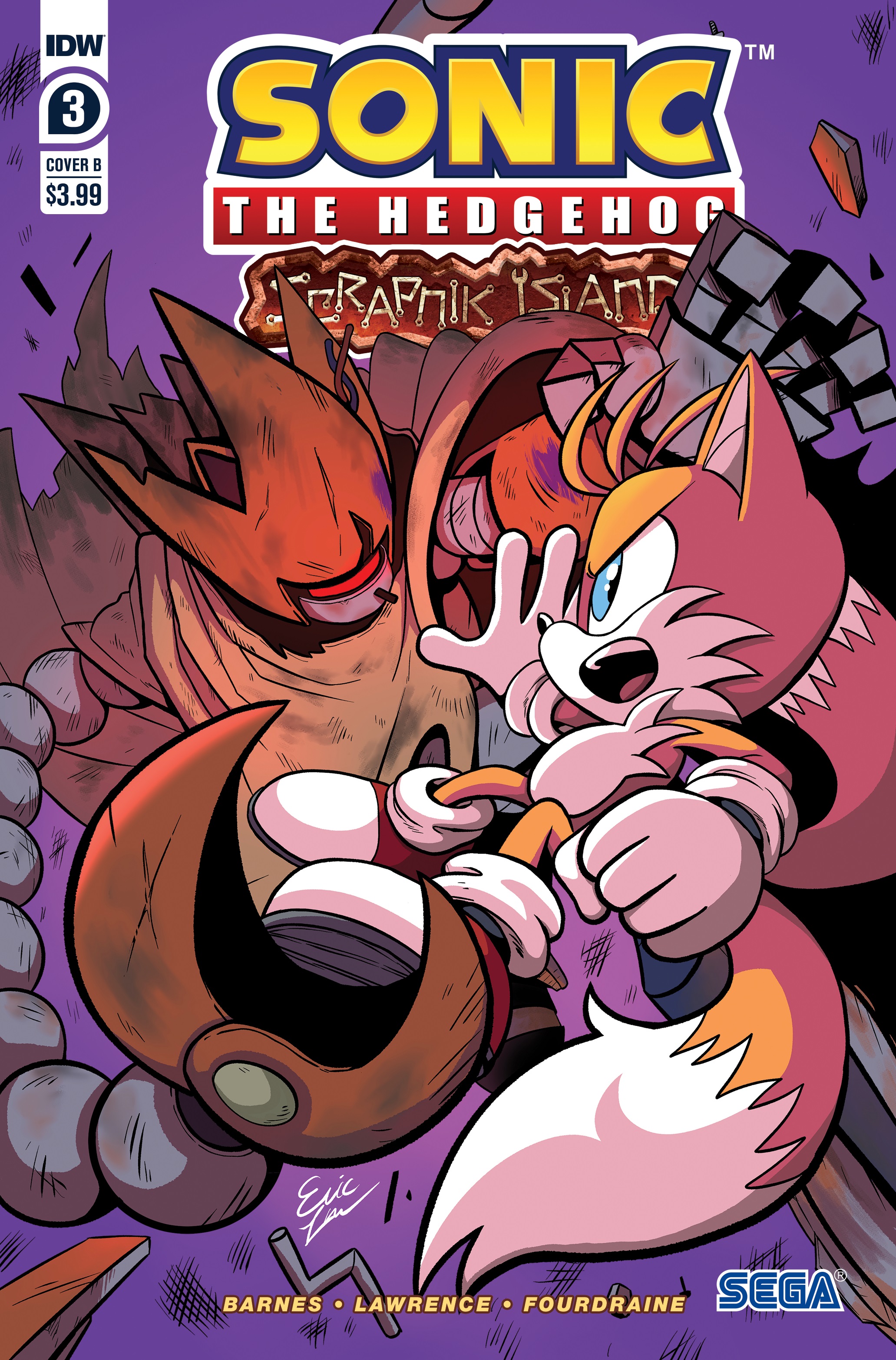 Hedgehogs Can't Swim: Sonic the Hedgehog: Scrapnik Island: Issue 3