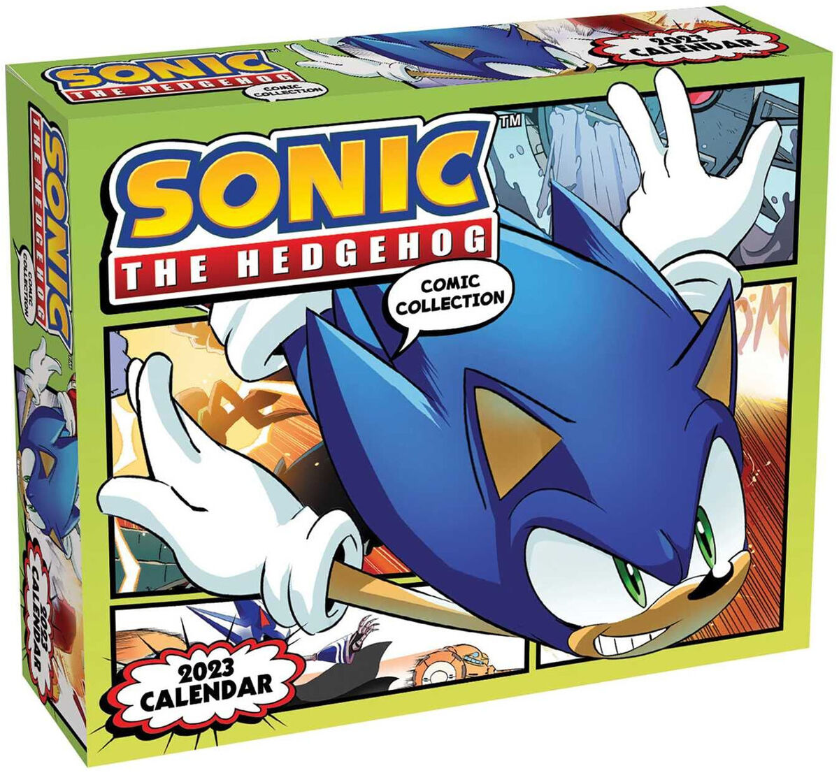 Sonic the Hedgehog Comic Collection 2023 DaytoDay Calendar IDW