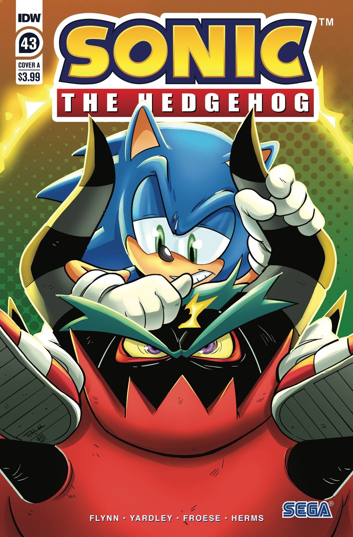 Buy Sonic the Hedgehog #43 Cover C 1 for 10 Incentive Fourdraine