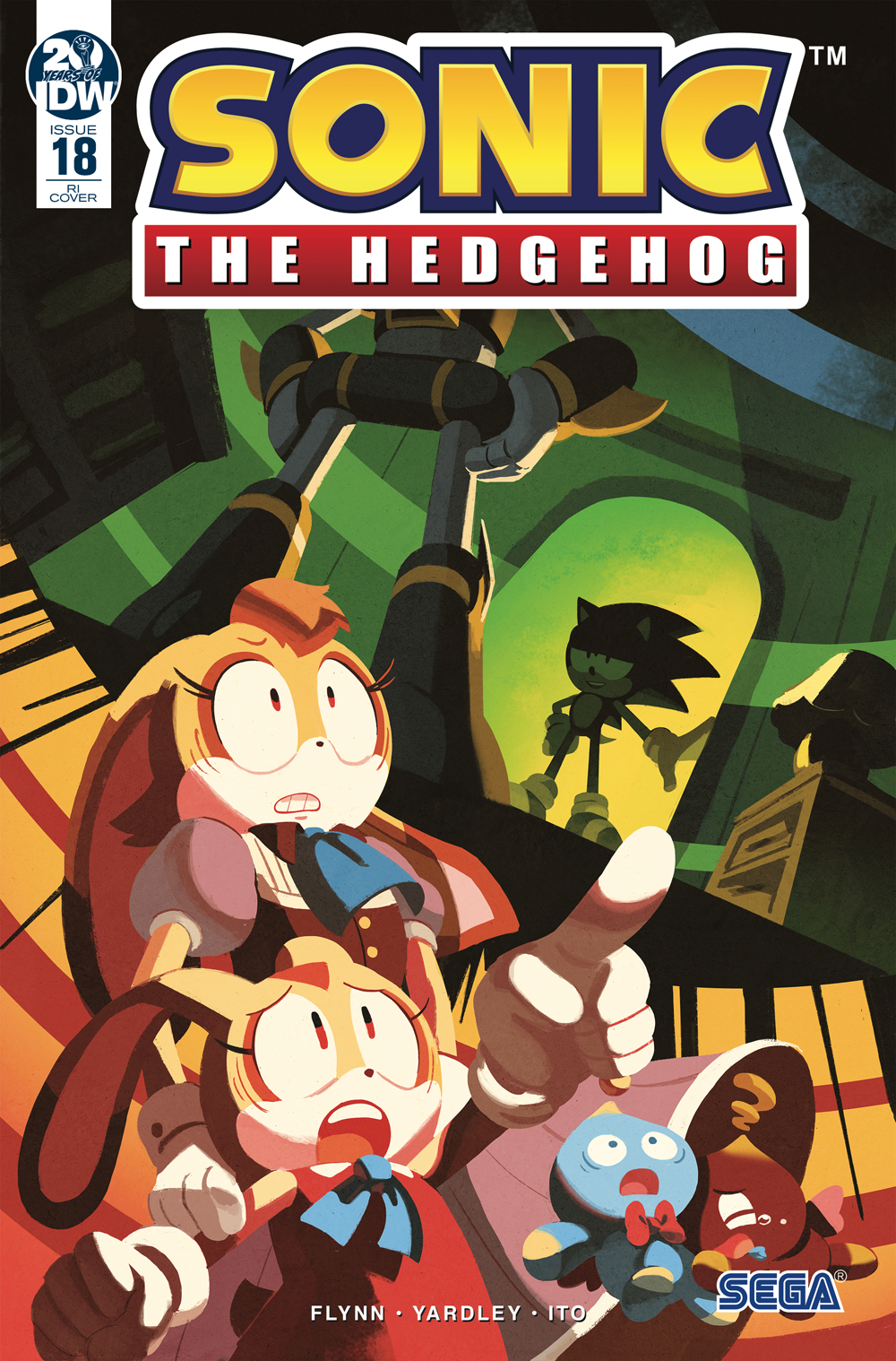 Sonic the Hedgehog 10 (IDW Publishing) Cover B by IdeaFan128 on