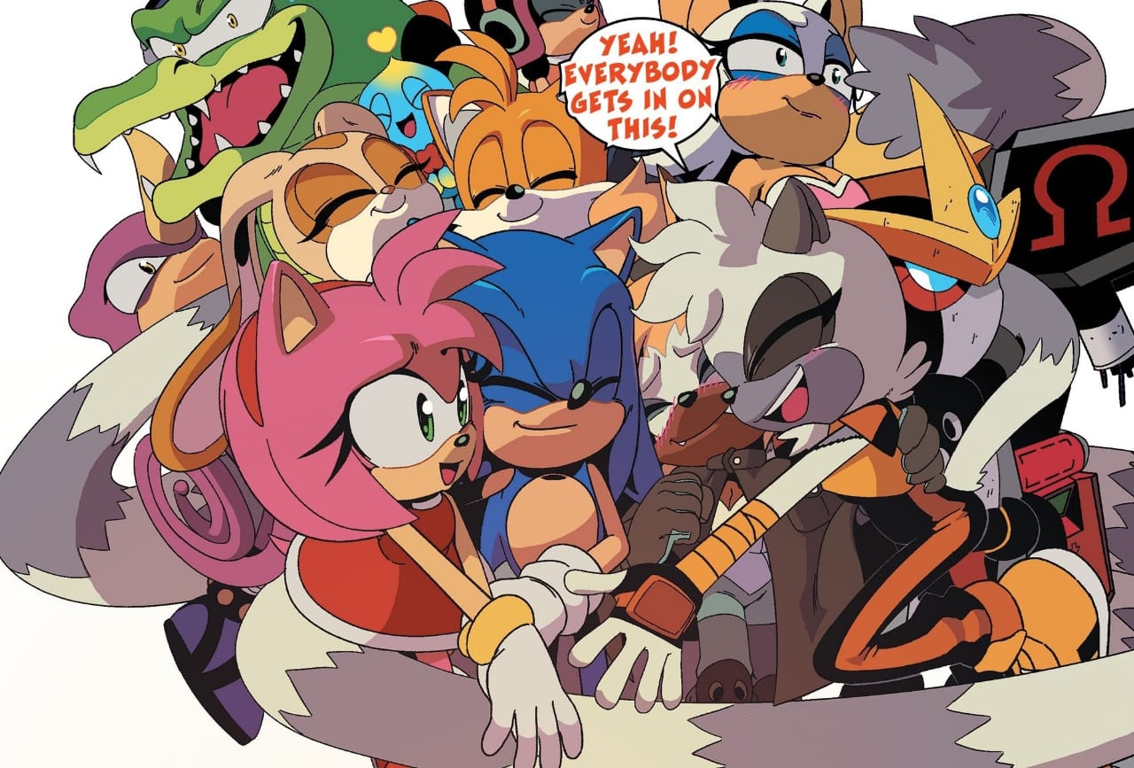 Gotta love IDW's portrayal of Sonic and Amy's relationship :  r/SonicTheHedgehog