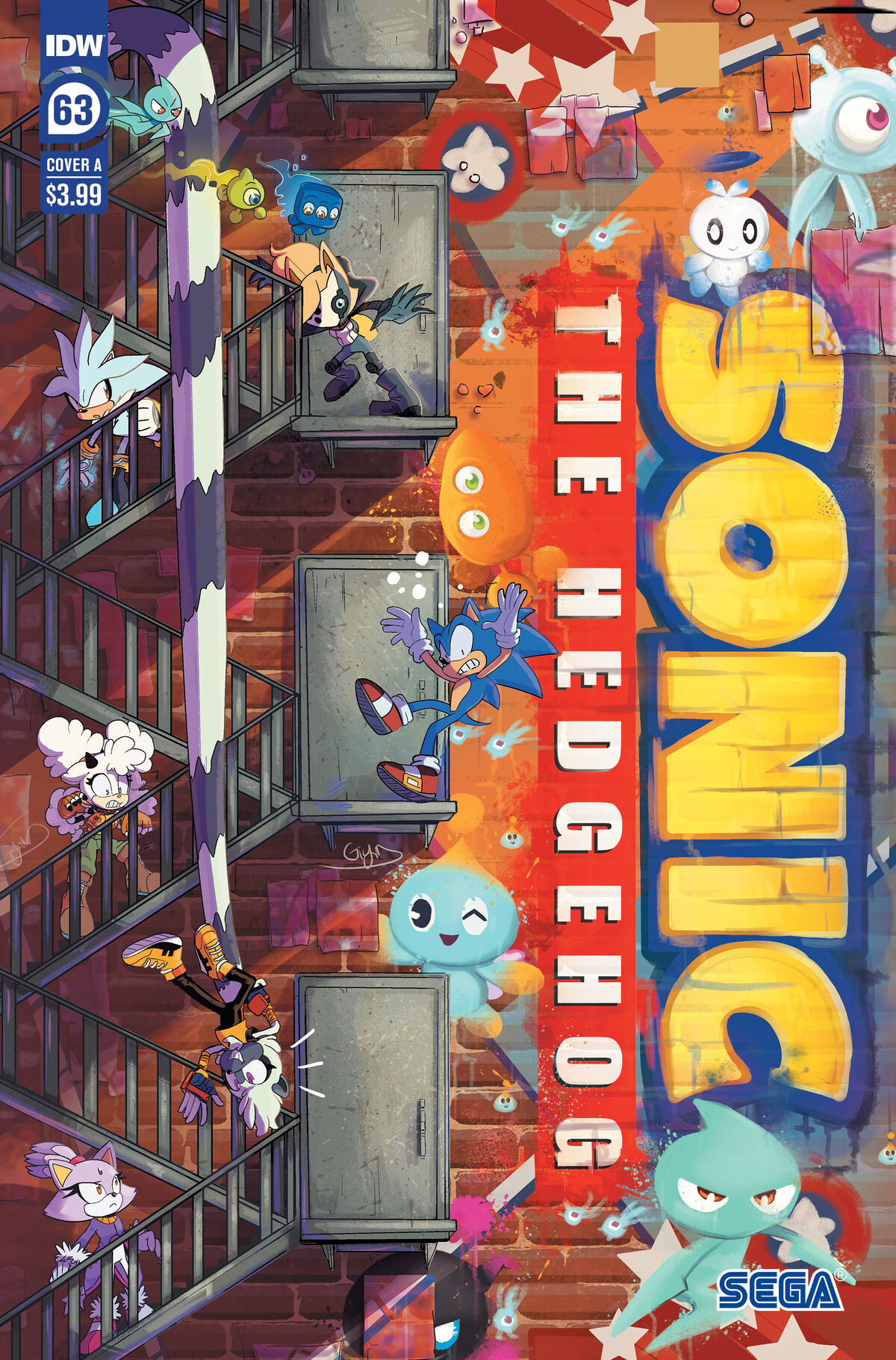 SONIC THE HEDGEHOG #63 Cvr C RI 1:10 IDW Comics MAY231371 63C 63RI