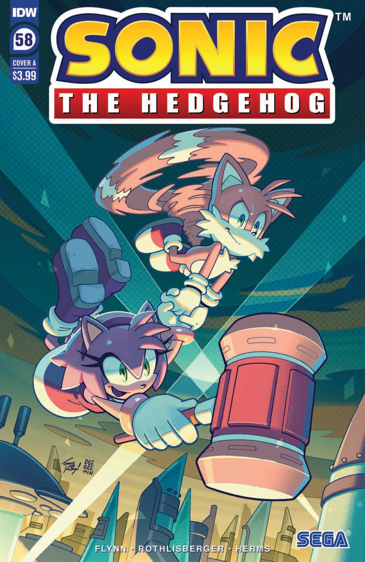 Updated preview of IDW Sonic the Hedgehog Issue 44 - Tails' Channel