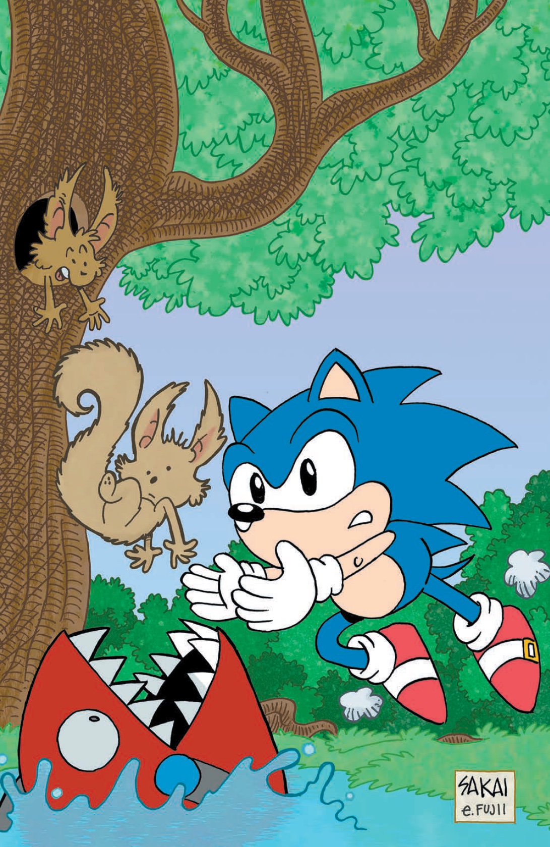 JUN229277 - SONIC THE HEDGEHOG TAILS 30TH ANNV CVR A HAMMERSTROM