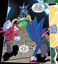 Sonic and Knuckles encounter Neo