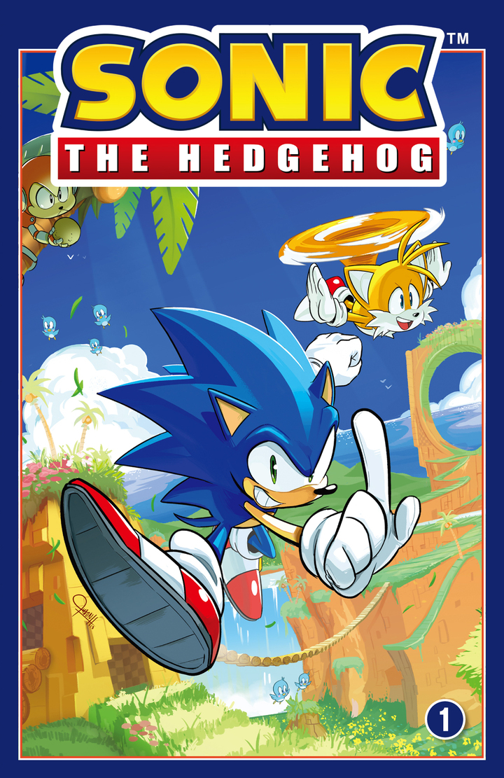 Sonic the Hedgehog - Sonic 1 - Japan Comic Cover by PaperBandicoot