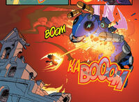 Blaze Attacks Buzz Bomber