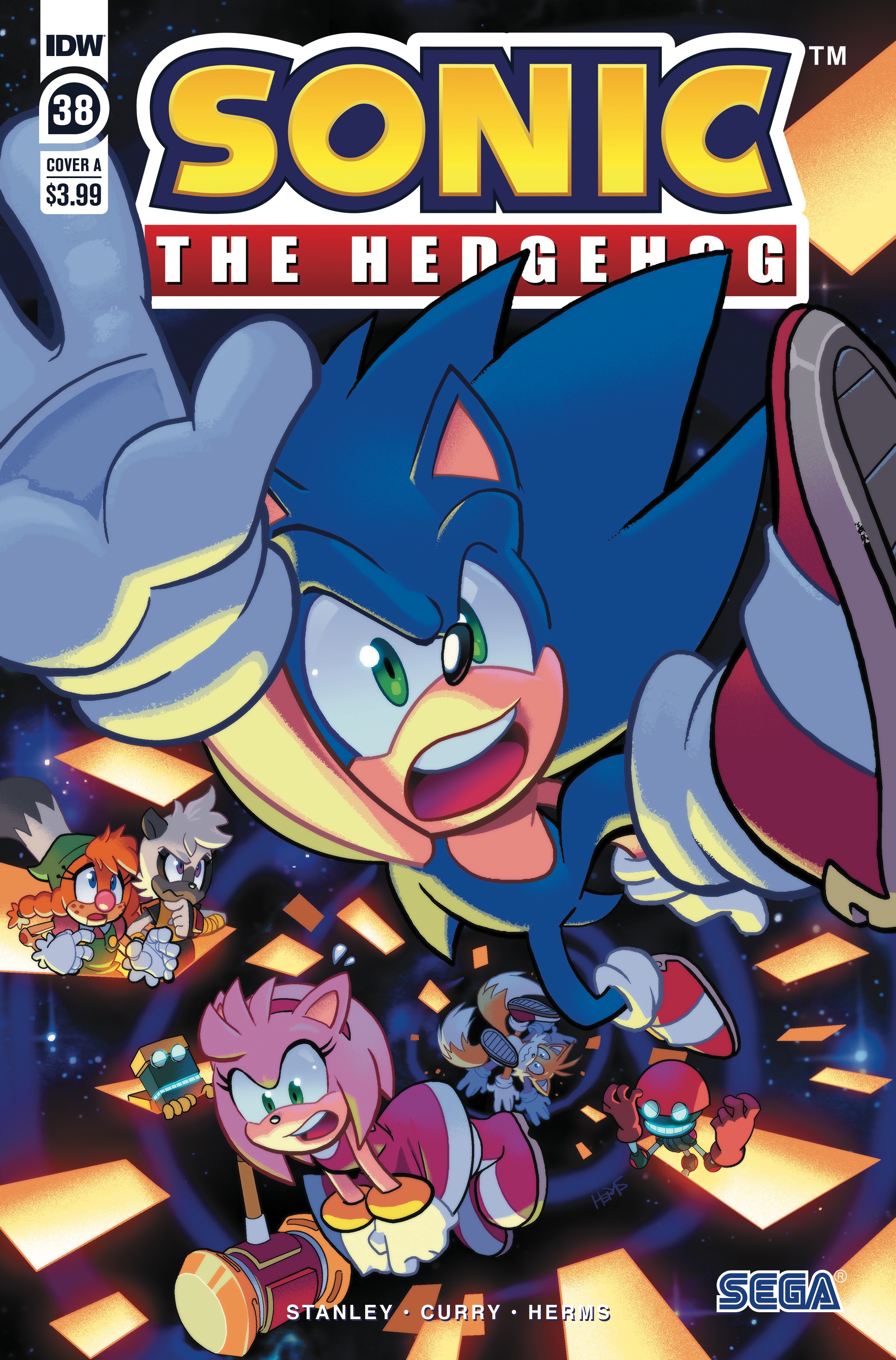 Updated preview of IDW Sonic the Hedgehog Issue 44 - Tails' Channel