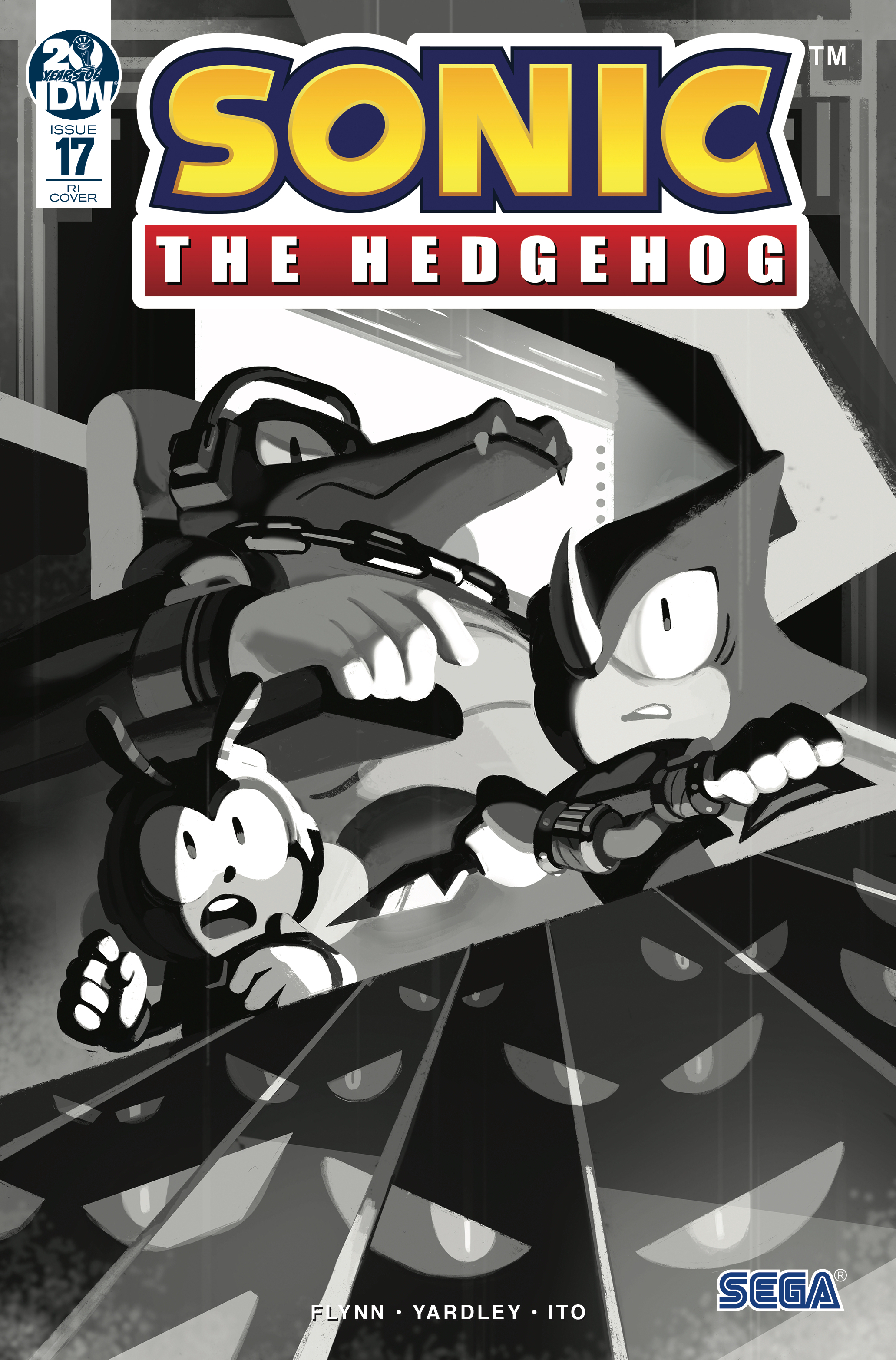 Sonic the Hedgehog 10 (IDW Publishing) Cover B by IdeaFan128 on