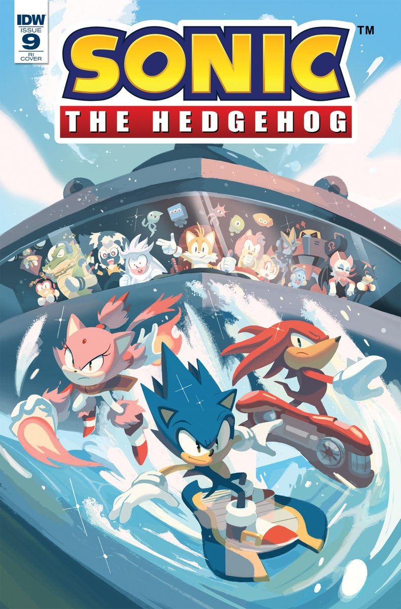 Super Comics: Sonic the Hedgehog (IDW) – #9 – The Reviewers Unite