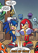 Sonic and Knuckles Mocking Rough and Tumble