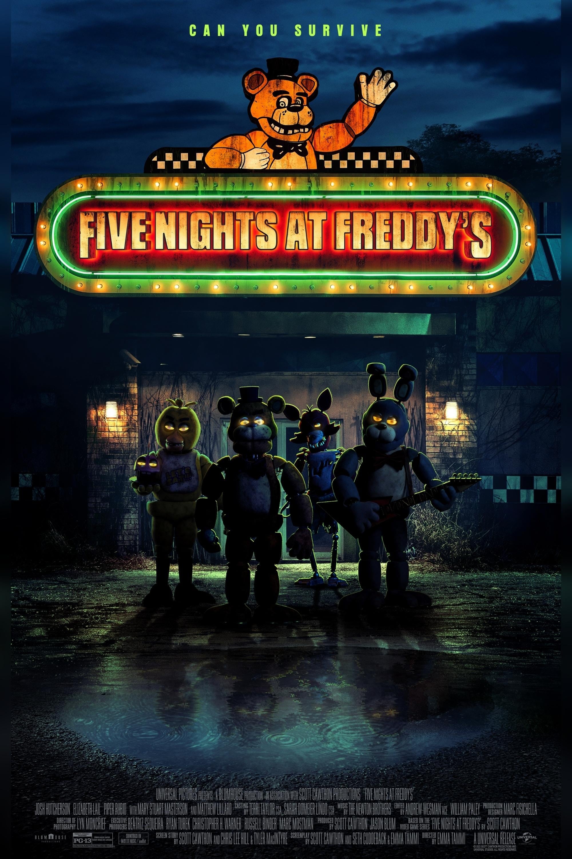 Five Nights at Freddy's (DVD) : Josh Hutcherson, Mary Stuart Masterson,  Lucas Grant, Emma Tammi: Movies & TV 