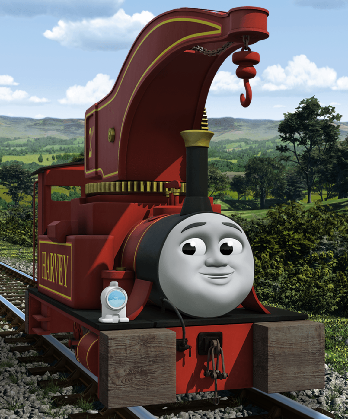 Harvey is a relentlessly cheery, big-hearted, helpful crane engine with... 