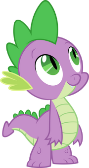 Spike looking up by myardius-d5egok3