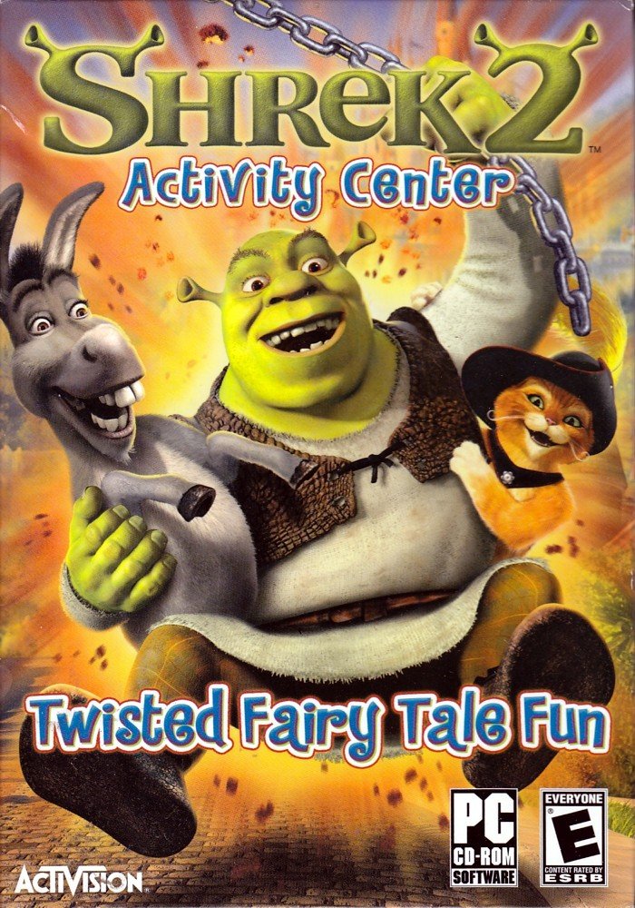 Roms fun. Шрек игра. Shrek 2 игра. Шрек activity Center игра. Шрек 2 activity Center.