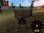 ...один проезжает сквозь другого.