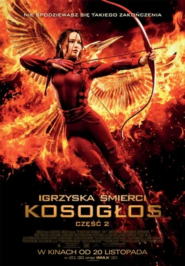 Katniss na plakacie Kosogłosa cz 2