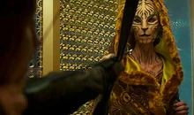 Tigris wpuszczająca rebeliantów do swojego sklepu.